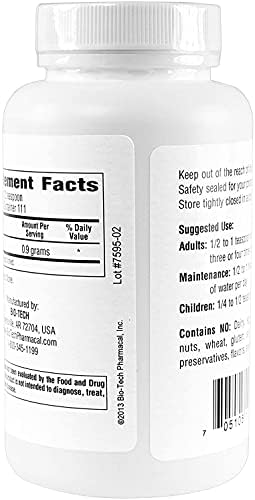 Bio-Tech Pharmacal D-Mannose, Supports Bladder and Urinary Tract Health (Powder - 100g)