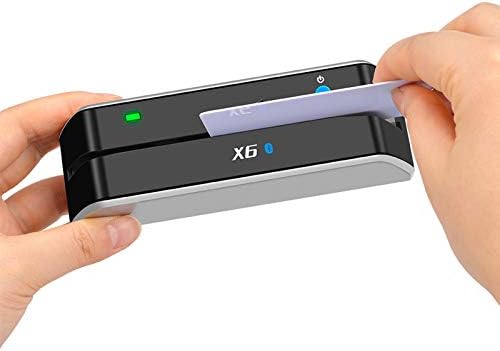 X6BT Bluetooth Mag VIP Card Reader Writer USB 3 Tracks Swipe Encoder
