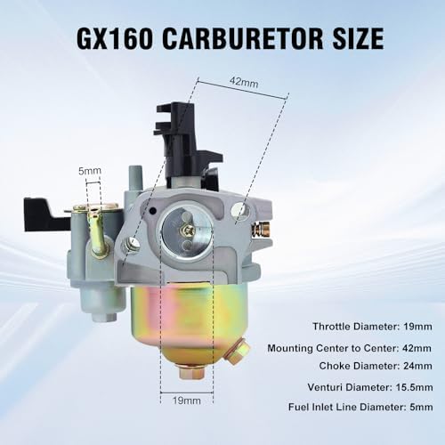 Predator 212 Carburetor Upgrade for 212cc Go-Kart Engine with Coil | Fits Predator 212cc & 196cc engines. Direct bolt-on replacement. Boosts