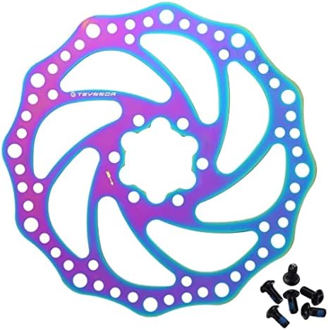 Teyssor 140mm 160mm 180mm 203mm Bike Disc Brake Rotor with 6 Bolts Fit for Road Bike Mountain Bike BMX MTB