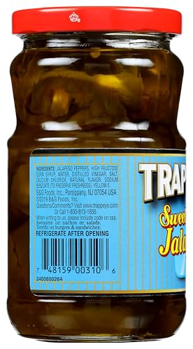 Trappey's Sweet N' Hot Jalapeno Peppers Slices, 12 fl oz