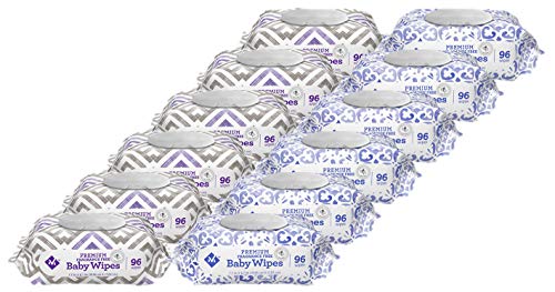 HAO M Mark Premium Fragrance Free Baby Wipes (1152 Count) W/Exclusive Moist Towelettes