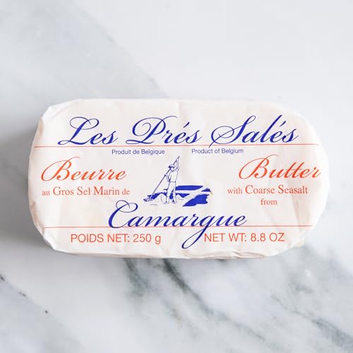 Les Pres Sales Butter with Camargue Sea Salt (8.8 ounce) - Pack of 3