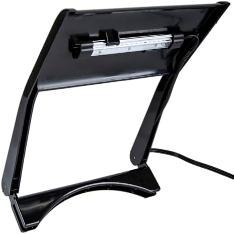 Marineland Portrait Glass LED Aquarium Kit, 5 Gallons, Hidden Filtration,Black
