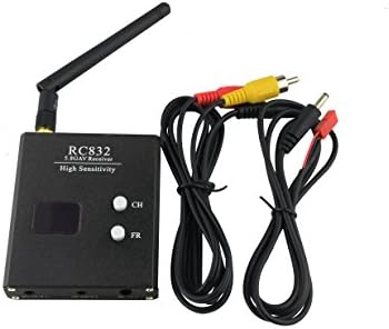 WR832 5.8GHz 40CH Wireless FPV Audio Video Receiver for Racing Drone and Multicopter