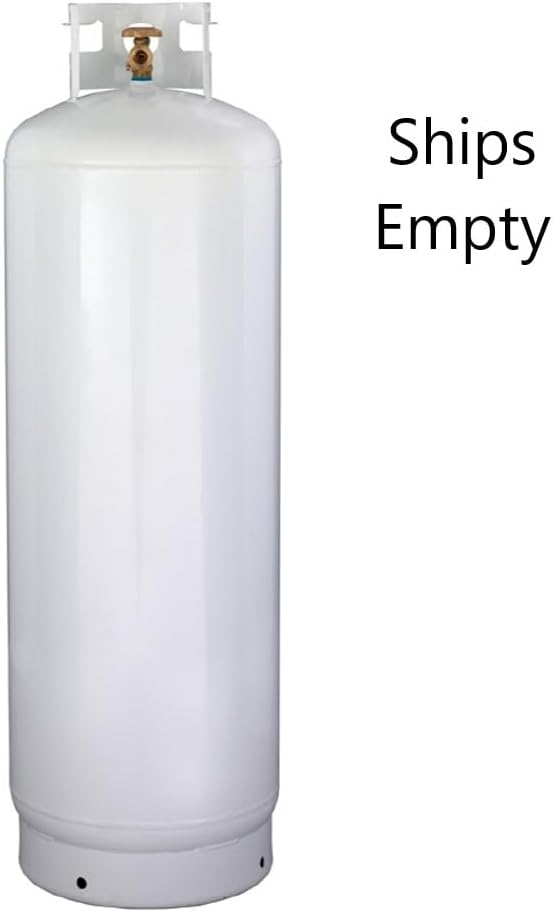 New 100 lb Steel Propane Cylinder with CGA510 Valve - DOT / TC Approved