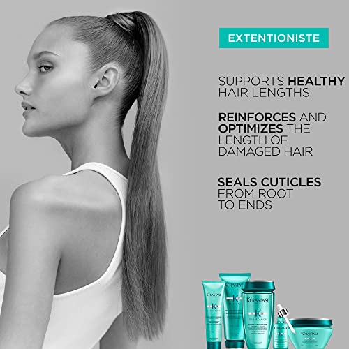 KERASTASE Resisitance Extentioniste Thermique - Heat Protecting Leave In Cream, Strengthens and Prevents Damage, Seals Split Ends