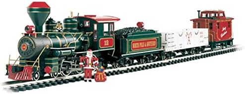 Bachmann Trains - Night Before Christmas Ready To Run Electric Train Set - Large "G" Scale | Complete Starter Set, Locomotive, Rolling Stock, Track