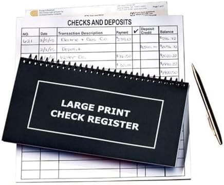 The Giant Print Check Register