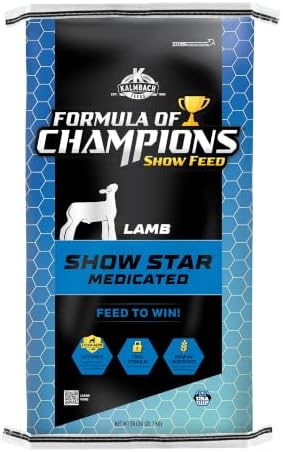 Show Star Textured Feed for Young Growing Lambs, 50 lb Bag