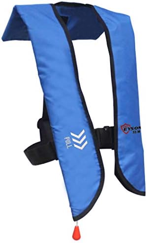 Eyson Inflatable Life Jacket Life Vest Basic Manual (709 Blue Manual)