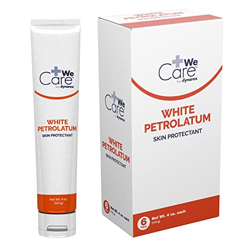 Dynarex 45 White Petroleum Flip Top Tube, Each 4 Ounce 1 Count