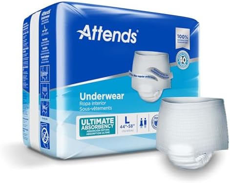 Attends MCK22023101 - Adult Underwear Pull On Medium Disposable Heavy Absorbency