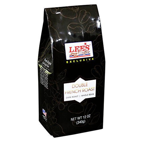 Lee's Coffee Exclusive Whole Bean Coffee, French Roast, 12 Ounce