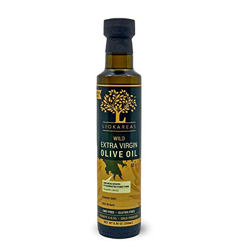 Wild Greek Extra Virgin Olive Oil - Organic - Kosher - Single Sourced - Limited Stock - Premium - Cold Pressed - Gluten Free - NonGMO - Unfiltered