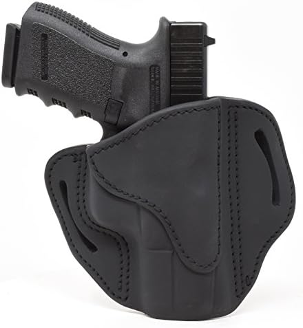 1791 Gunleather OWB Holster, Fits Glock 19, 26, 27, Shield Plus, VP40, XDS | Right-handed leather gun holster also fits Glock 17, 23, 19X, Sig P365 XMacro, Taurus G3C, Ruger Max 9, S&W Equalizer