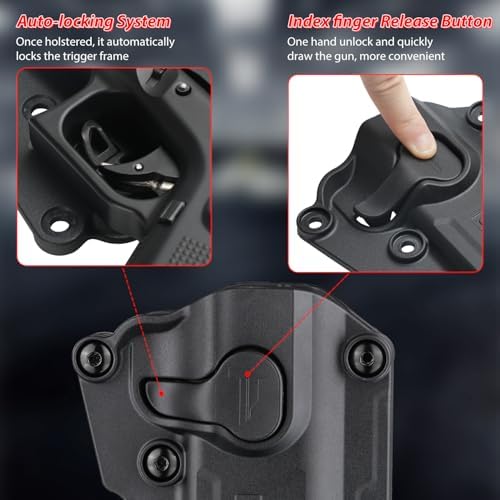 Universal OWB Holster for Most Compact/Full Size Pistols