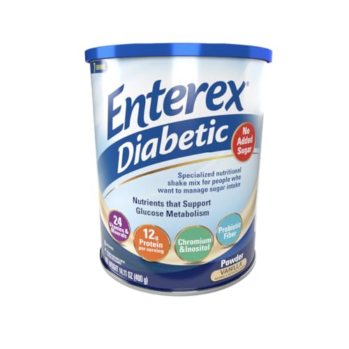 Ready-to-Mix Nutritionally Complete Powder – No Added Sugar, Gluten Free, Vanilla Flavor, 400g (7 Servings)