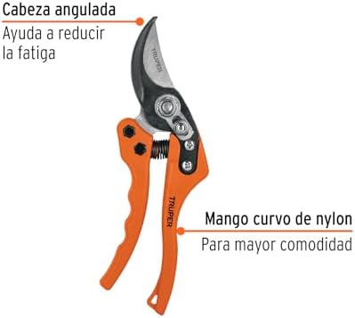 TRUPER T-68 8" Steel / Nylon Bypass Pruner