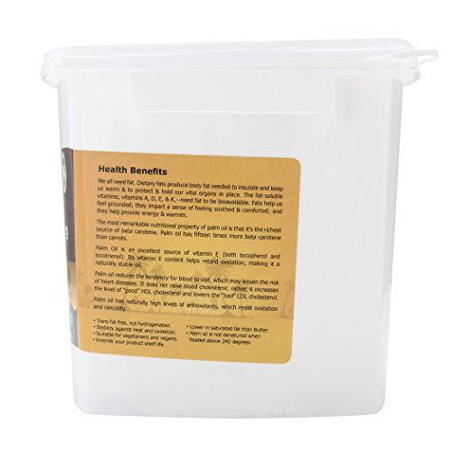 Grain Brain Organic Palm Shortening (24 oz) Pure and Natural, Sustainable Certified,Non-Hydrogenated