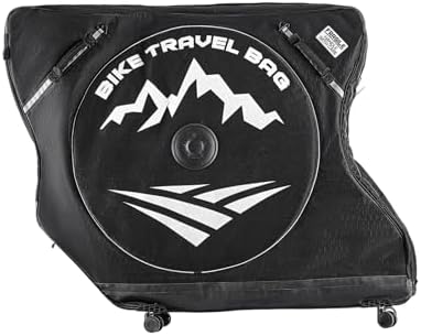 VEVOR Bike Travel Bag, Road Bike Bag Road Bicycle Storage Carry with TSA Lock & Dual Zipper for Air Travel, Outdoor Use, Airplane, Car, Train, Subway Transport