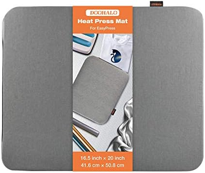 DOOHALO Heat Press Mat for Cricut Easy Press Craft Iron-on Mat for Power Heat Press Machine for Craft Vinyl Ironing Insulation Transfer T Shirts and