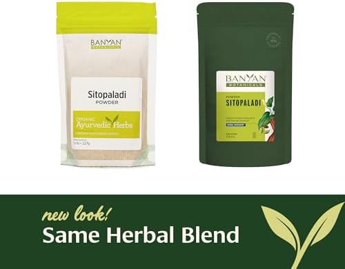 Banyan Botanicals Sitopaladi Powder – Organic Immune Support Supplement – Ayurvedic Formula for Healthy Lungs and Respiration* – 1/2lb. –