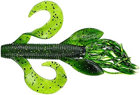 Yamamoto Custom Baits 4" Kreature Soft Creature Bait, 7-Pack, Bass Fishing Soft Plastic Lure, Multiple Colors