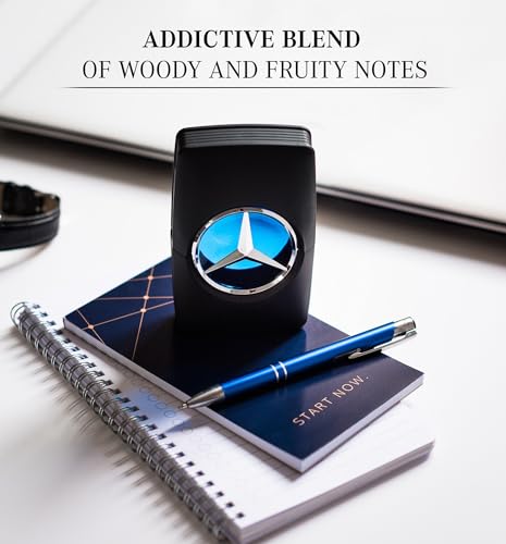 Mercedes Benz Man - Eau de Toilette for Men - Aromatic, Woody Fruity Mens Fragrance with Cedar and Oakmoss Notes - Long Lasting Mens Cologne - 3.4 oz