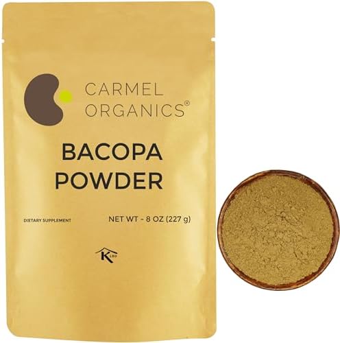 CARMEL ORGANICS Organic Ashwagandha Root Powder 8 Ounce