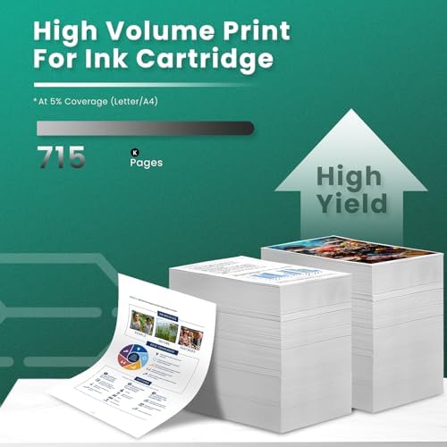GREENBOX 61XL Black Ink Cartridge High Yield for 61XL Ink Cartridge