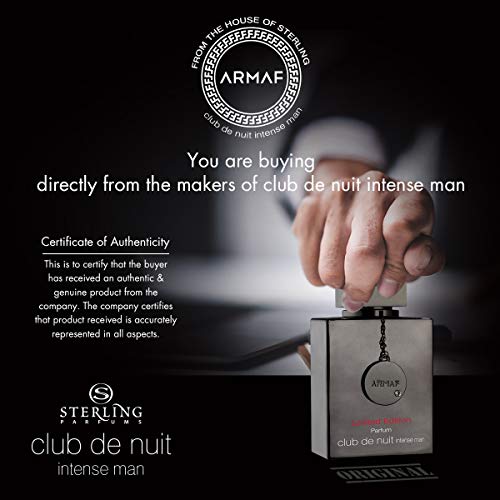 Club De Nuit Intense - Limited Edition by Armaf for Men - 3.6 oz Parfum Spray