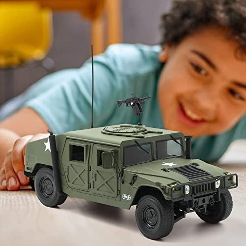 Die Cast Model Cars, 1/18 Scale Diecast Cars Metal Military Vehicles Toys, Army Toys Kids Car Friction Powered Armored Vehicle Model