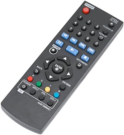 New AKB73896401 Replace Remote fit for LG BLU RAY DISC DVD Player BP135 | BP145 BP155 BP175 BP255 BP300 BP335W BP340 BP350 BPM25 BPM35 UP870 UP875