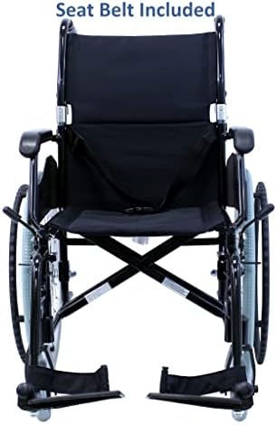 Karman 24 pounds LT-980 Ultra Lightweight Wheelchair, Black | 24 pounds