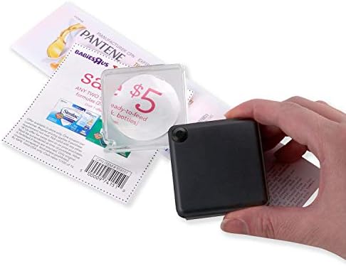 Carson Optical MagniFlip 3x Flip-Open Pocket Magnifier with Built-In Case (GN-33)