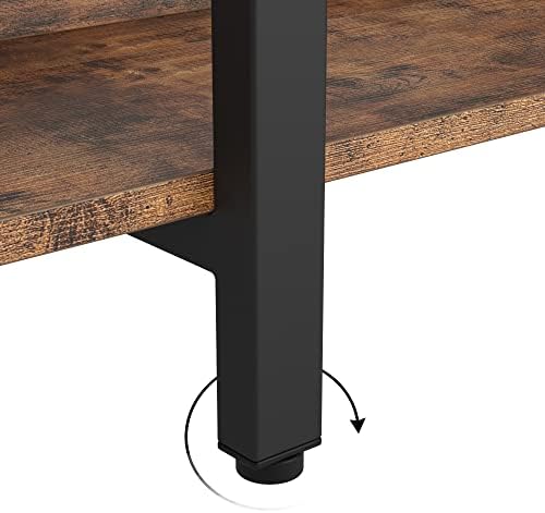 IRONCK Book Shelf Triple Wide Bookshelves 6 Tiers with Back Fence | Large Open Shelves, Etagere Bookcases, Home Office, Easy Assembly, Vintage Brown