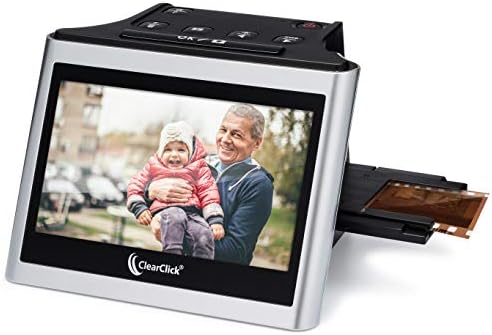 ClearClick Virtuoso 2.0 (Second Generation) 22MP Film & Slide Scanner with Extra Large 5" LCD Screen - Convert 35mm, 110