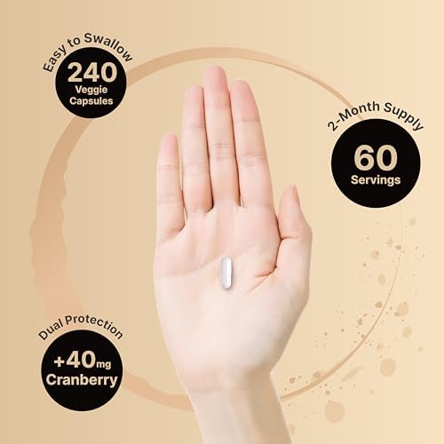 NatureBell D-Mannose 500mg Capsules (2