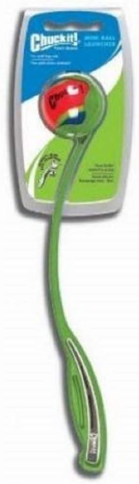 Chuckit! Sport 14S Dog Ball Launcher - Includes a 2-inch Diameter Small Ball for Dogs 0-20 Pounds - Manual Tennis Ball Thrower with a Slim Ergonomic