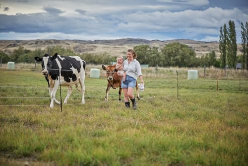 Gallagher Smart Fence 2 Portable Electric Fence for Livestock | 328ft of 4-Strand Electric Fencing, Built-In Posts and Reels