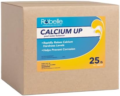 Robelle 4-Pounds Premium Pool Calcium Up, Made in USA | Pool Calcium Hardness Increaser, 100% Calcium Chloride, 8 ounces raises calcium hardness level 10 ppm per 5,000 gallons