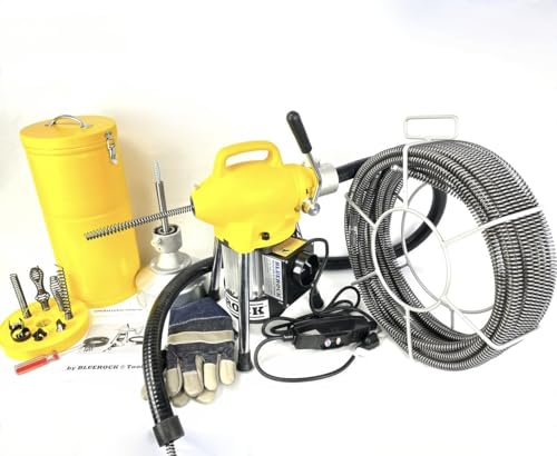 BLUEROCK Tools Model S75 3/4" - 4" Sectional Pipe Drain Cleaning Machine Fits C8