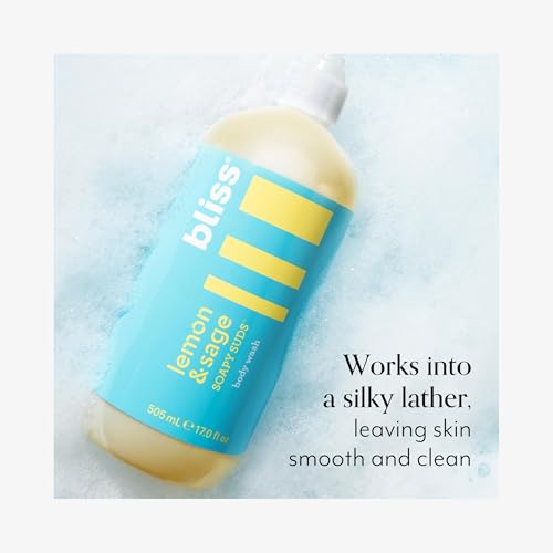 Bliss Soapy Suds Lemon and Sage Body Wash Cleanser - 17 Fl Oz - Skin-Loving