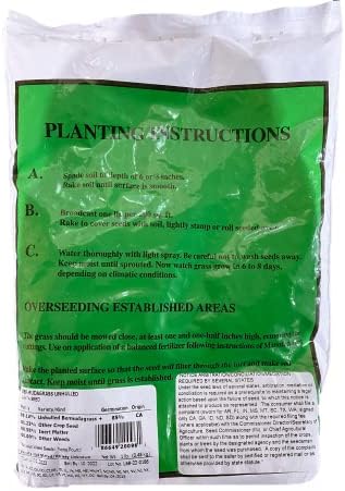 X-Seed Unhulled Bermuda Grass Seed for Lawns and Landscapes – Ideal for Sun-Drenched Yards, Easy to Grow, Resilient & Low-Maintenance
