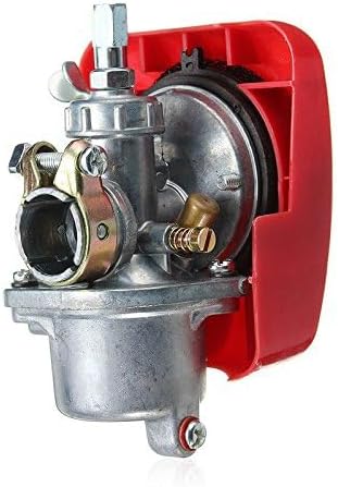 New Bike Engine Red Carburetor for 2 Stroke 49cc 50cc 60cc 66cc 80cc Bicycle Motorized Engine Kit