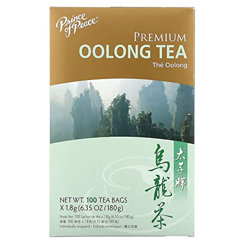Prince of Peace Organic Oolong Tea - 100 Tea Bags (Pack of 3)