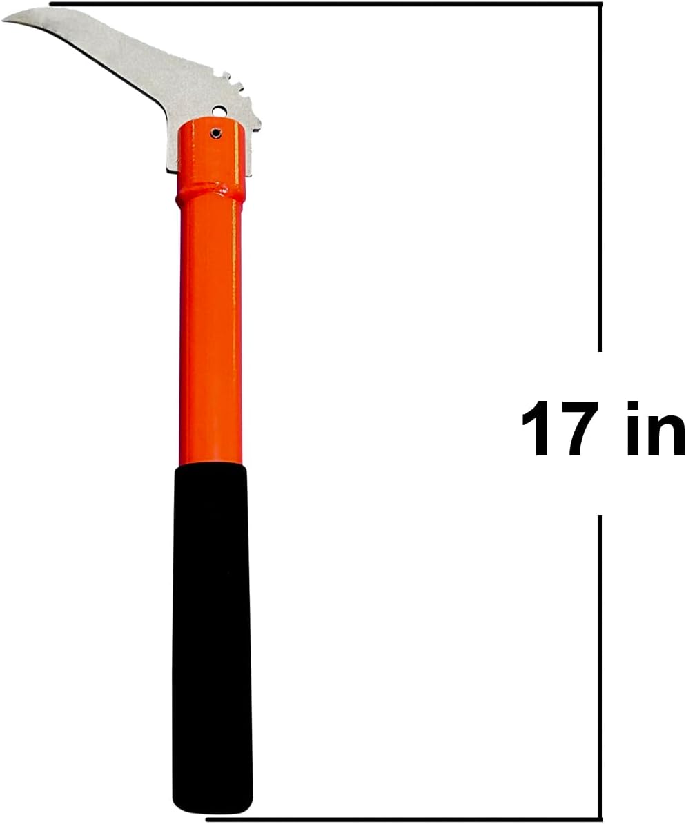 Pickaroon Hookaroon, 28in Pickaroon Logging Tool with Lightweight Anti-Slip Hook Handle for Lifting, Dragging, and Stacking Logs, Lightweight Logging Tools