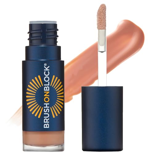 Brush On Block Full Face Sun Protection Kit, Translucent Mineral Powdered Sunscreen & Protective Lip Oil SPF 30, Reef Friendly, FSA HSA Eligible
