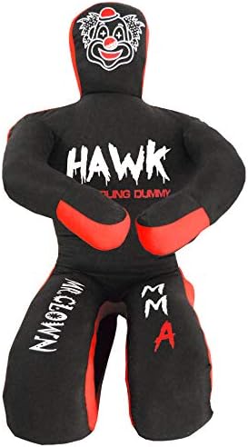 Hawk Sports Clown Grappling Dummy for Combat Sports Mastery, Moveable and Strikeable Punching Dummy for Adults, 5 ft. Boxing Dummy for MMA Jiu-Jitsu